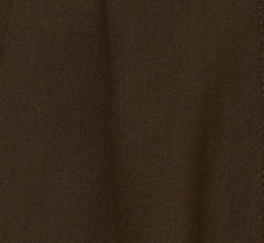 Wide Leg Pleated Trouser In Military Green