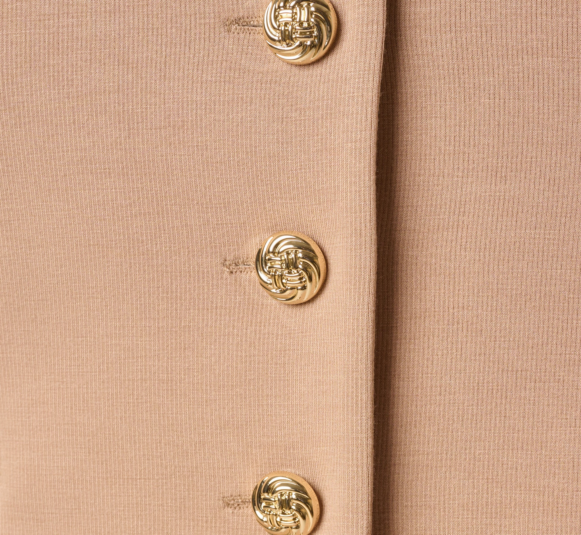 Ponte Knit Vest Top In Desert Dust