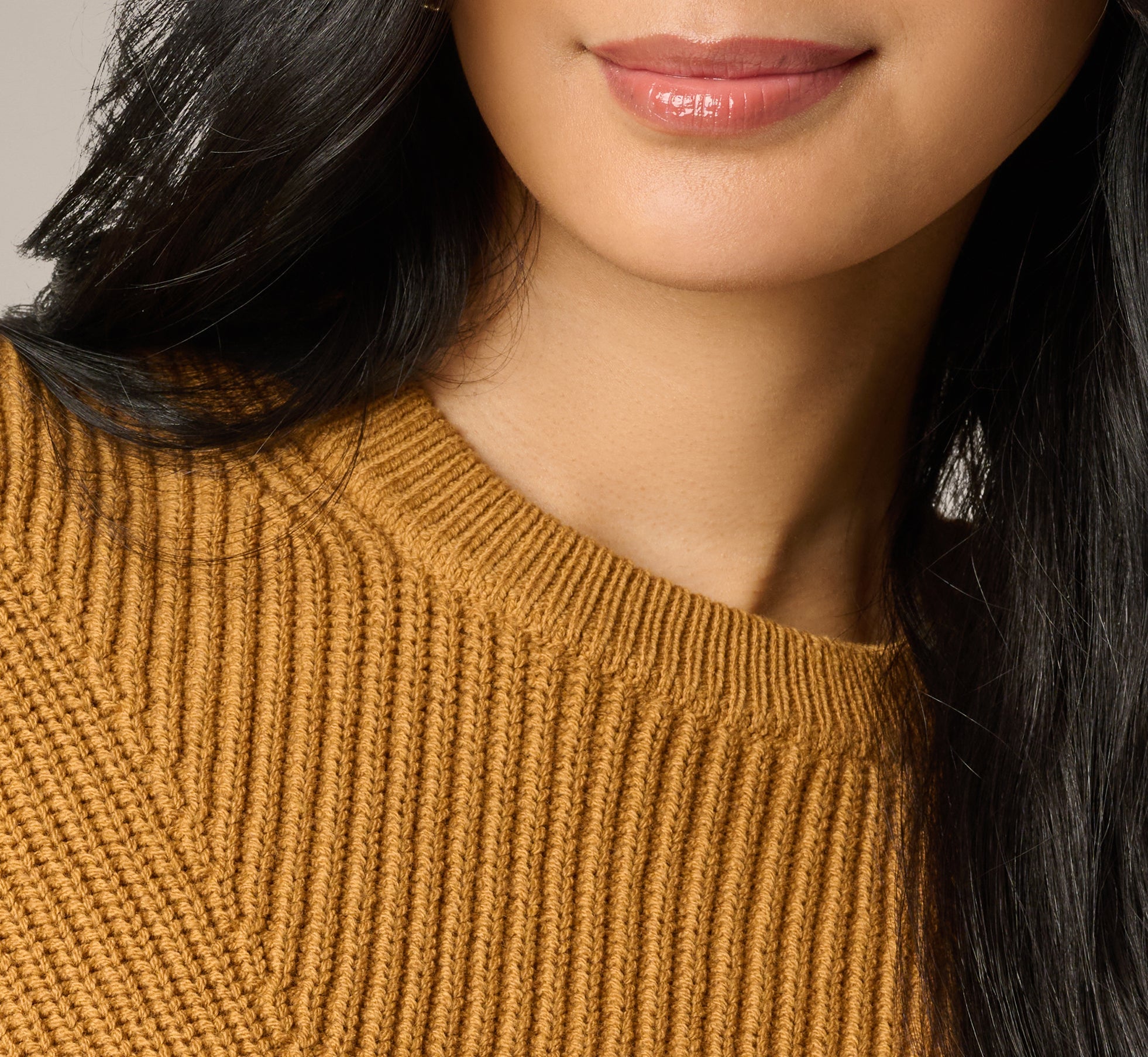 Short Sleeve Shaker Knit Pullover Sweater In Butternut
