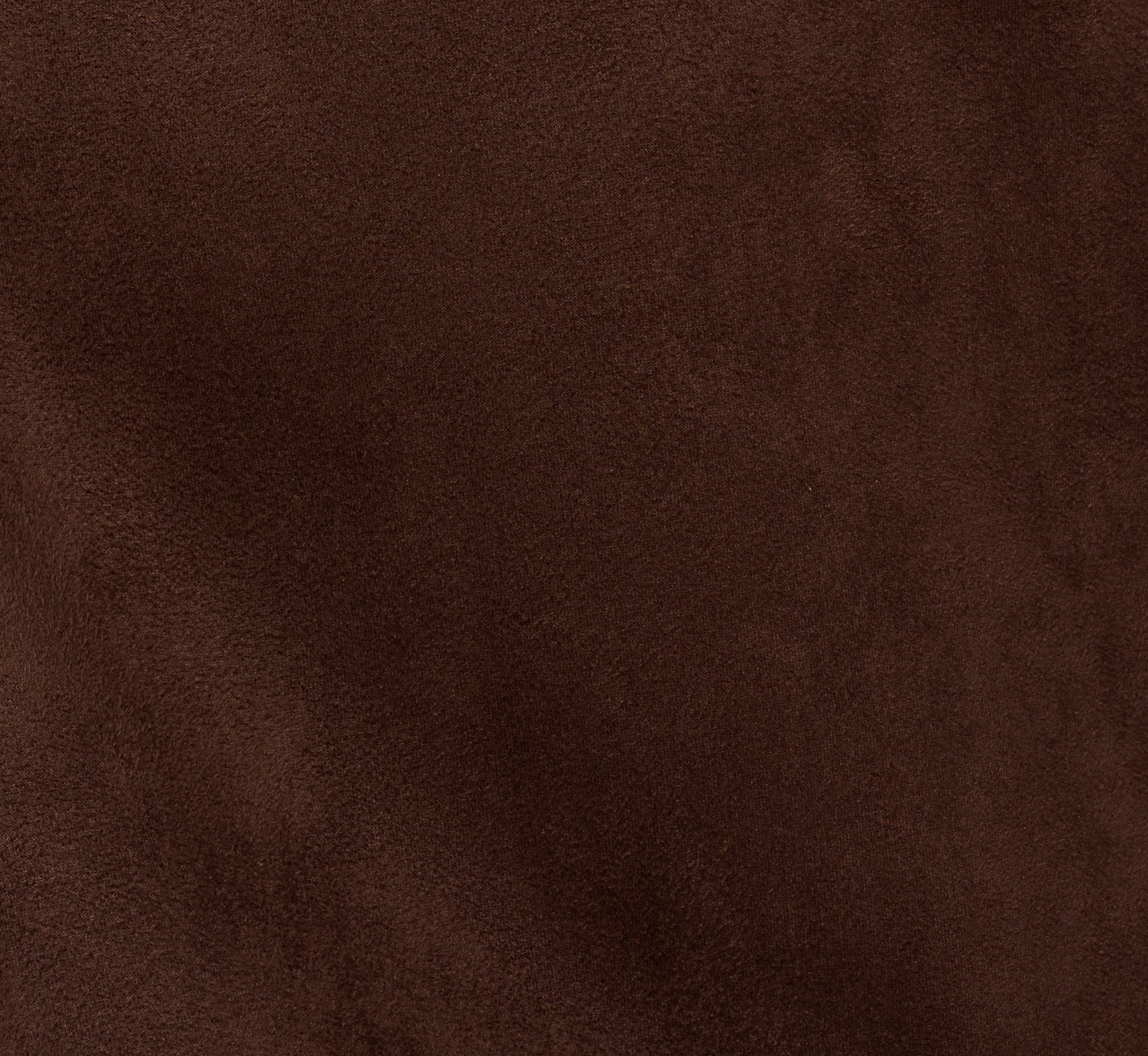 Long Sleeve Microsuede Shift Dress In Dark Brown
